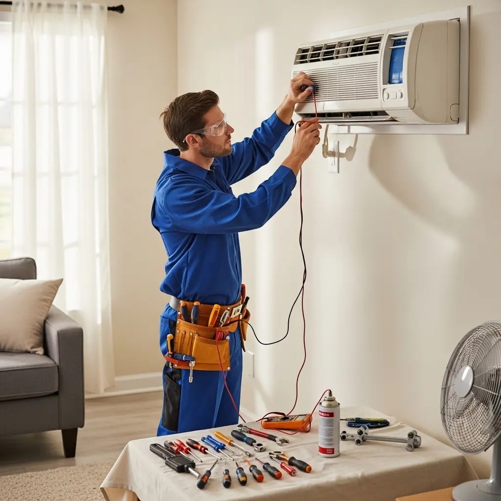 Körfez Termikel Termikel klima gaz dolumu ve bakım – Enerji verimliliği artırıldı. - Teknik servis örneği